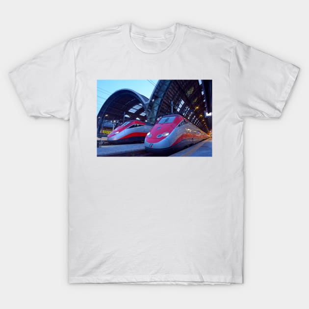 Italian High Speed trains T-Shirt by Random Railways